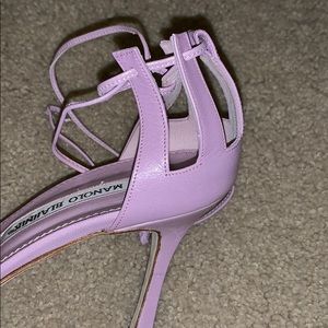 Manolo Blahnik Shoes - Manolo Blahnik, pale Plum, 37.5, ankle strap Manolo Blahnik Shoes - Manolo Blahnik, pale Plum, 37.5, ankle strap